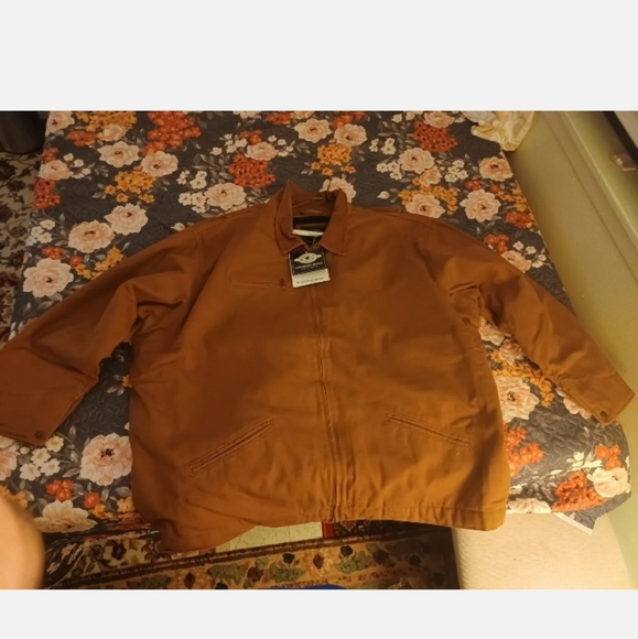 NWT NEW CHARLES RIVER APPAREL THE CANYON DUCK JACKET 5XL MENS 9981 SADDLE BROWN - Picture 1 of 5